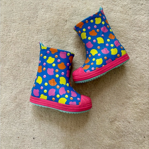 Crocs seashell rain boots 6c - Picture 9 of 9